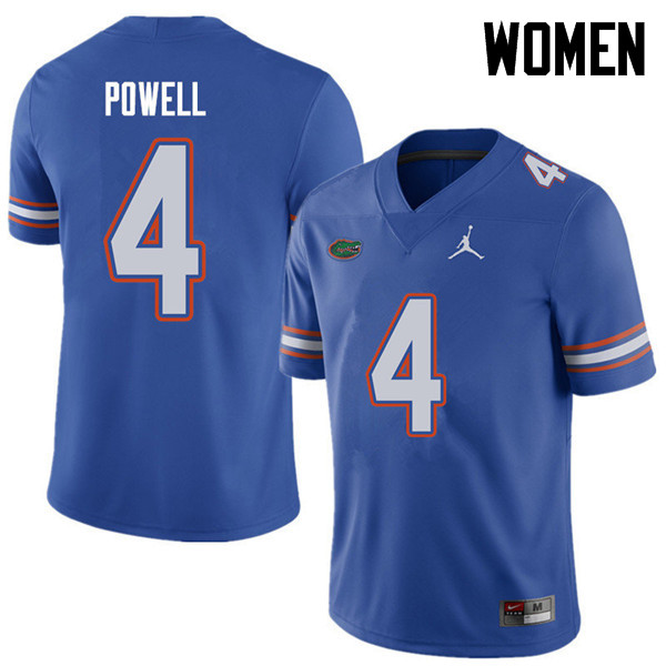 Jordan Brand Women #4 Brandon Powell Florida Gators College Football Jerseys Sale-Royal